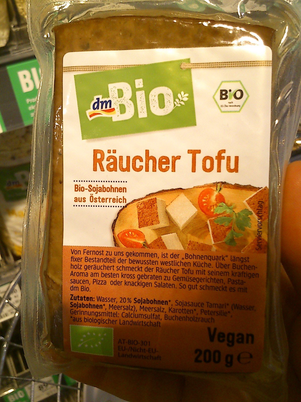 Podrobné informace o potravině Bio Räucher Tofu
