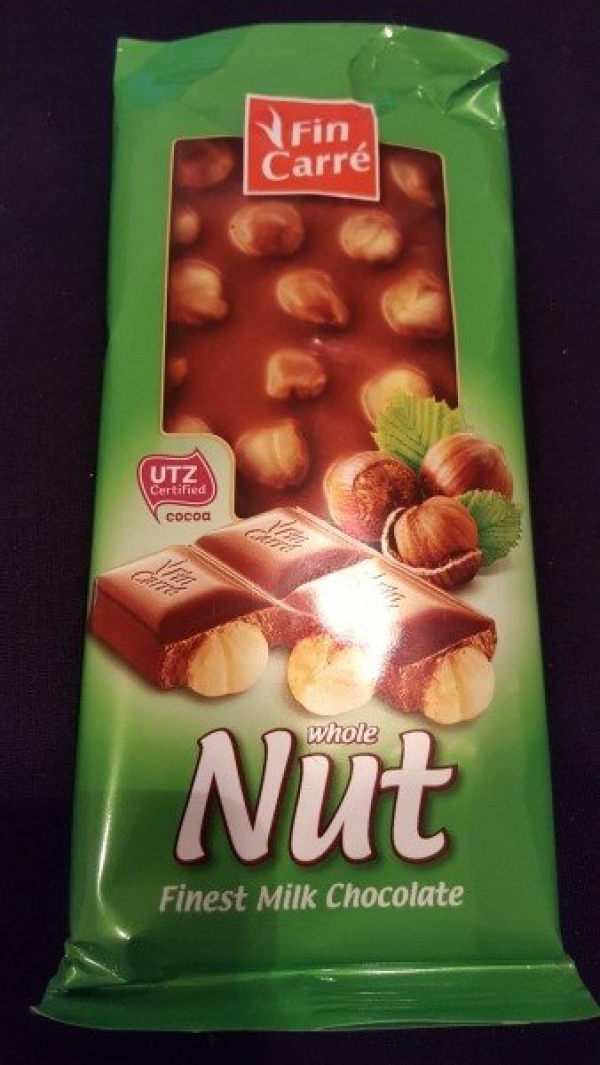 Podrobné informace o potravině Fin Carré whole Nut Finest Milk Chocolate