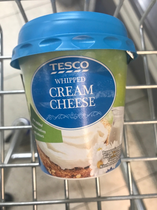 Podrobné informace o potravině Tesco Whipped Cream Cheese