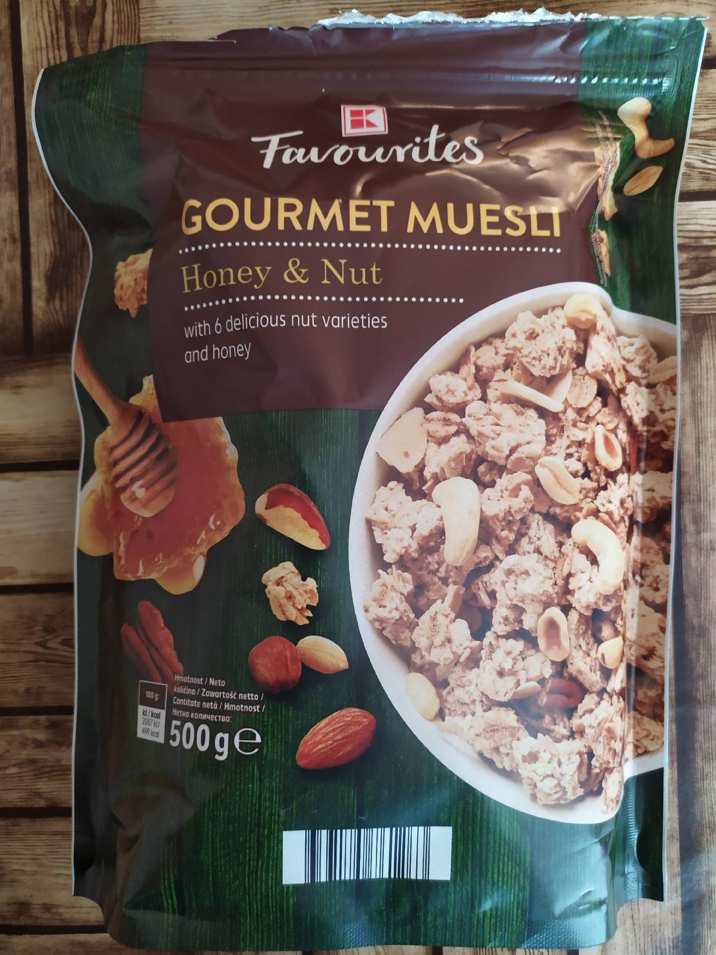 Podrobné informace o potravině Gourmet Muesli