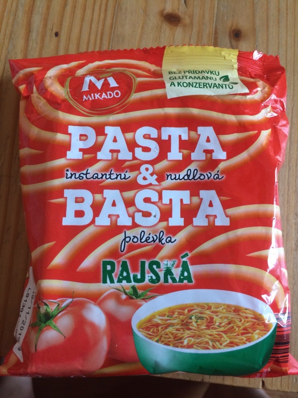 Podrobné informace o potravině Pasta a basta rajská polévka